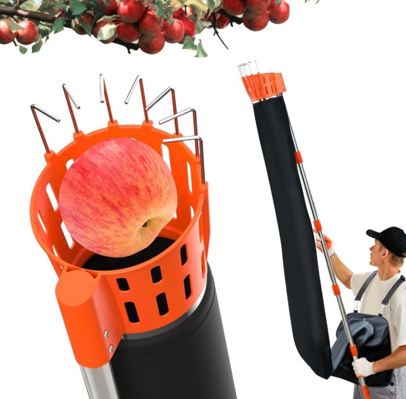 RIFPOD Fruit Picker Pole with Harvest Bag