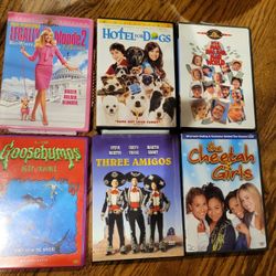6 Movie DvDs