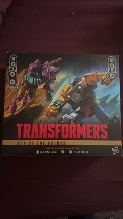 Transformers Age of the Primes Carnivac vs Fisitron Set