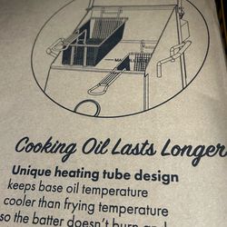 Freidora con dos canastas