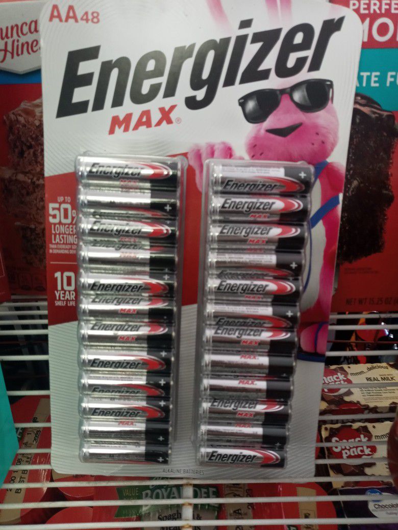 Double A 48 Count Energizer Max Batteries