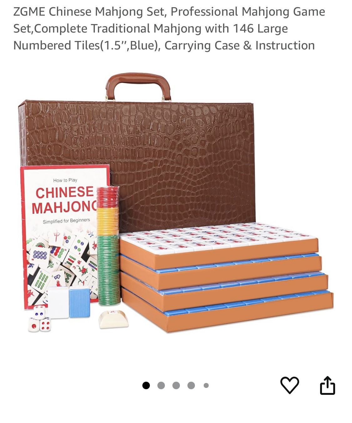 Beautiful Mah Jong Set 
