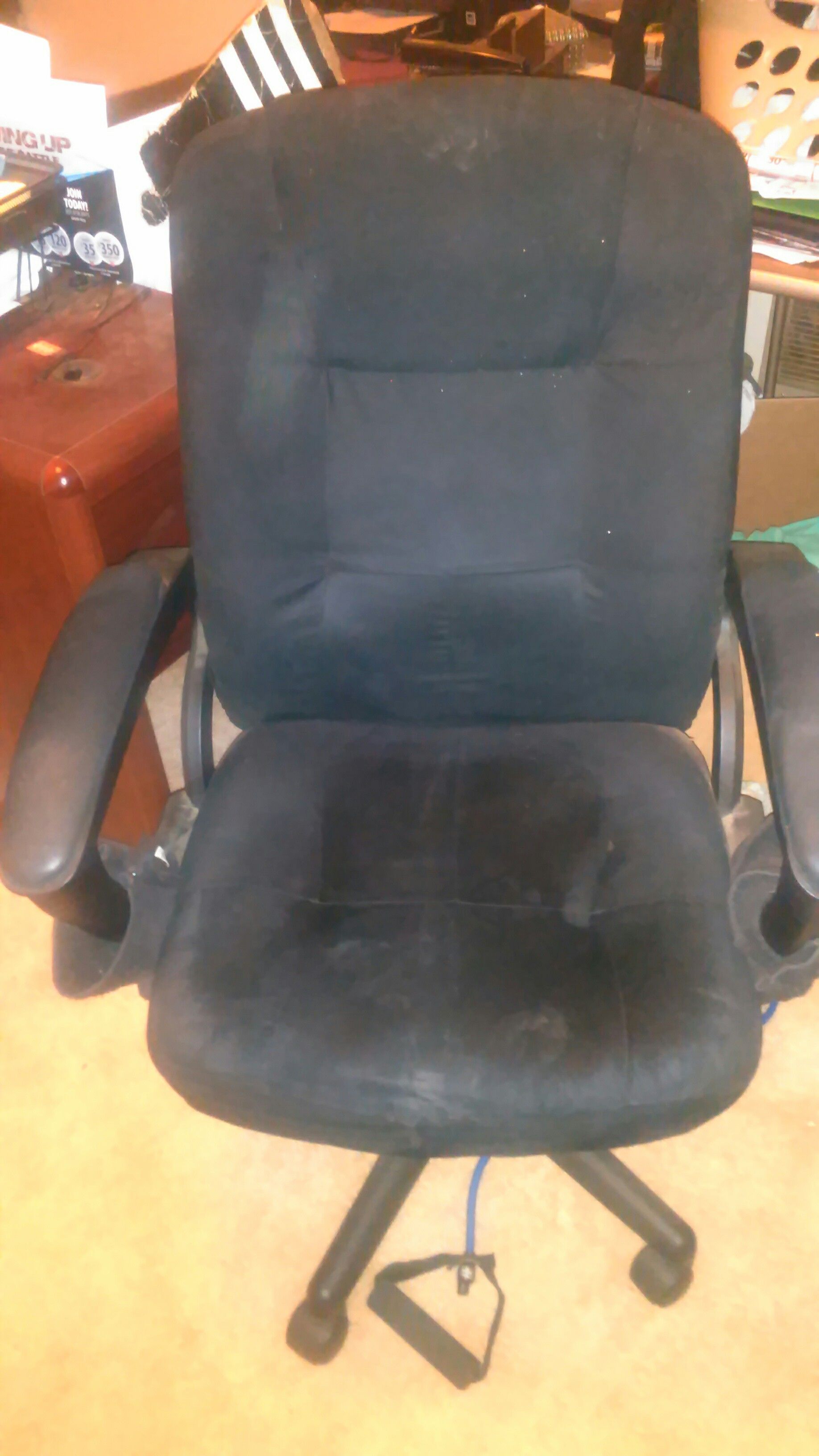 Suede Office chair