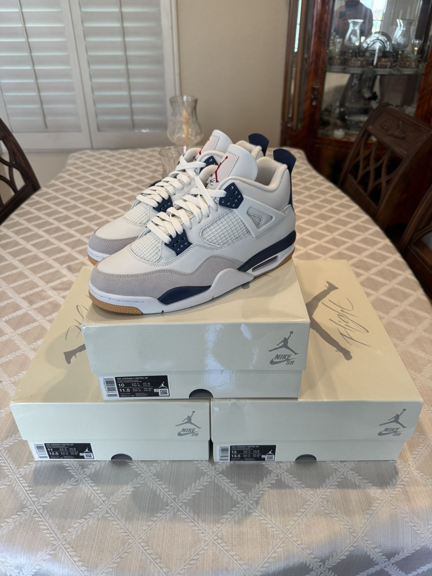 Nike Air Jordan 4 SB Navy Size 10, 11, 12 BRAND NEW