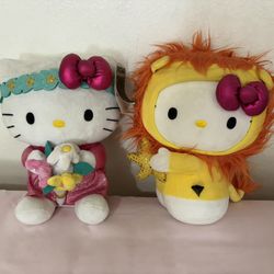 Hello Kitty zodiac plushies