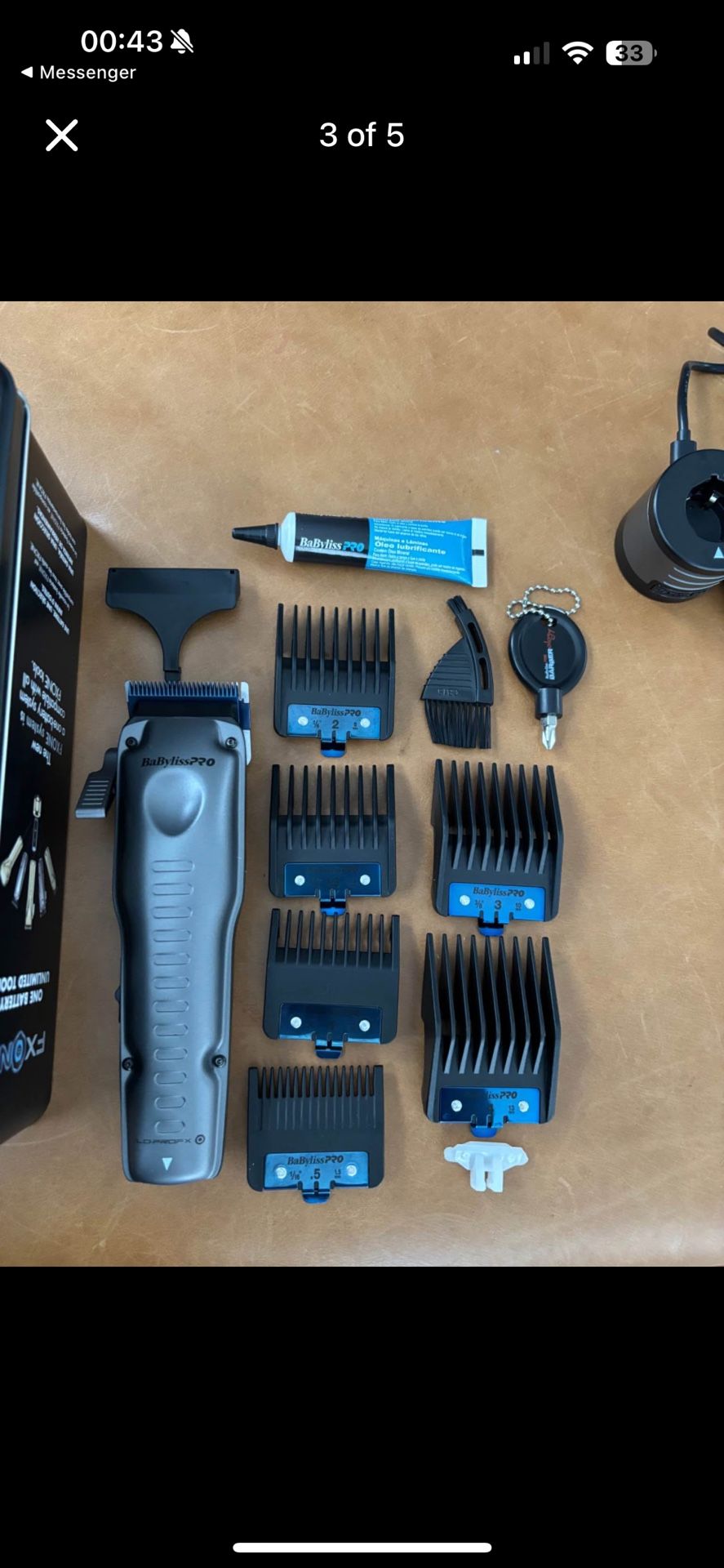 BaByliss Pro FX One Clipper (Matte Grey/Blue)
