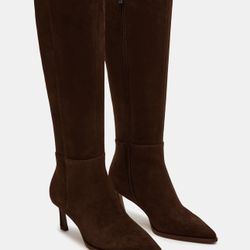 Brown Suede Boots Size 5