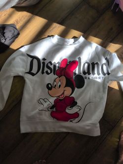 Official Disneyland Resort Kids 7/8 Minnie Mouse Sweater