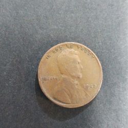 1942 Lincoln Wheat Penny *Rare* No Mint Mark, Circulated