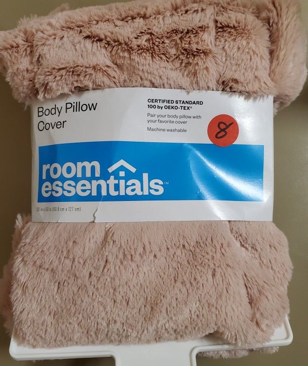 Room Essentials Plush Body Pillow Cover