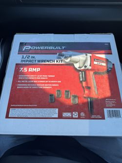 Power built 1/2in Impact Wrench Kit