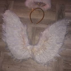 Angel Wings With Halo 