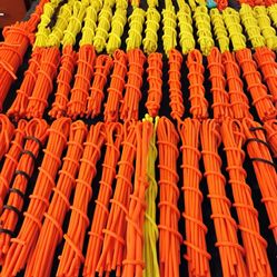 Rubber coated tie downs
