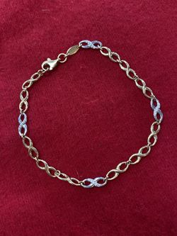 14K Infinity Bracelets