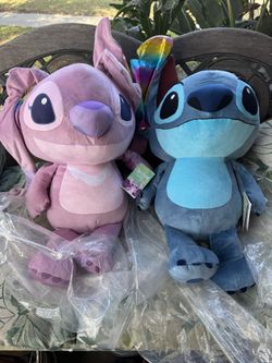 New!!!! Disney Lili And Stitch Jumbo Stuff Animals 