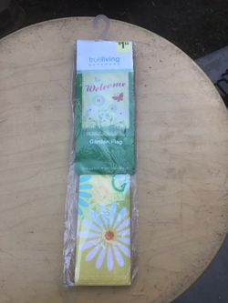 New small garden flag