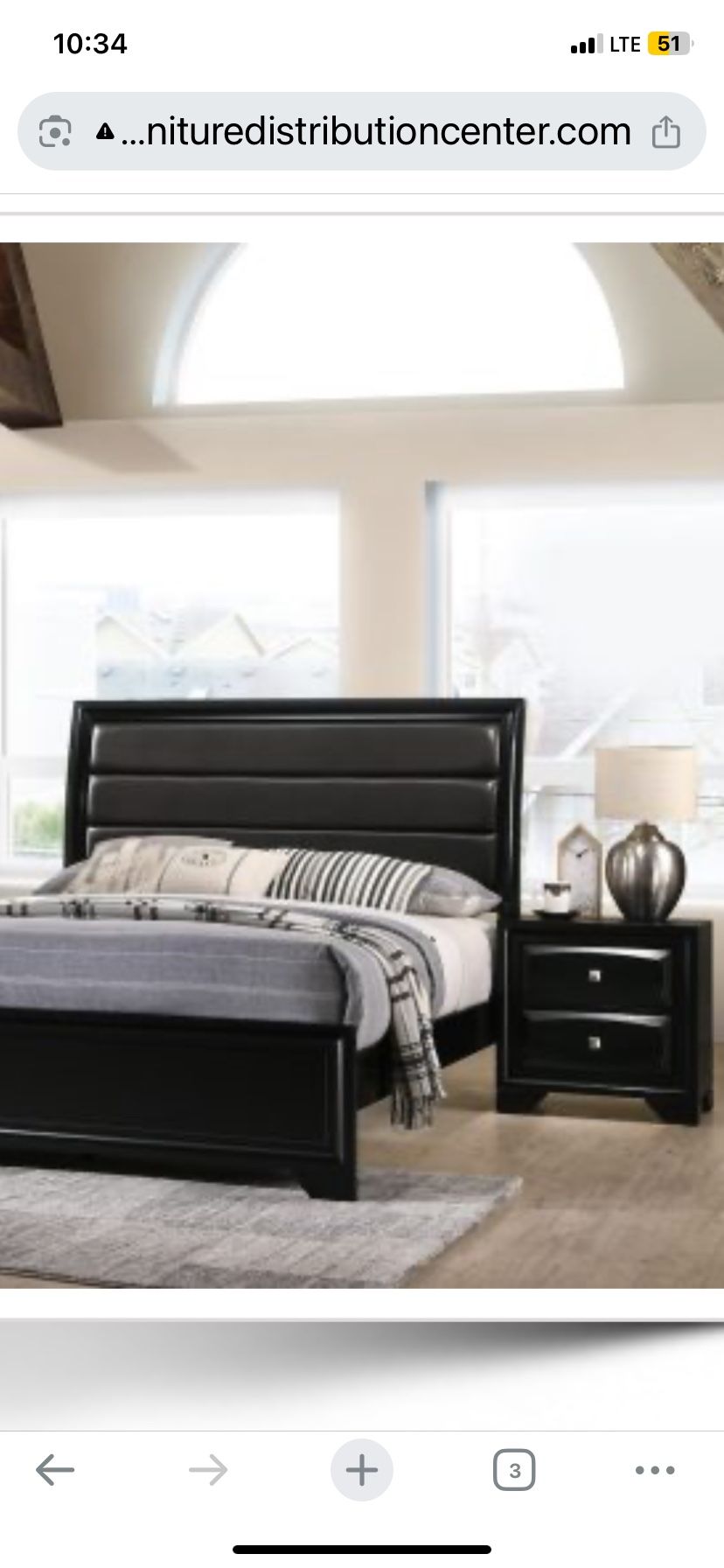 KING BED WITH DRESSER MIRROR! WE SELL FOR LESS! 