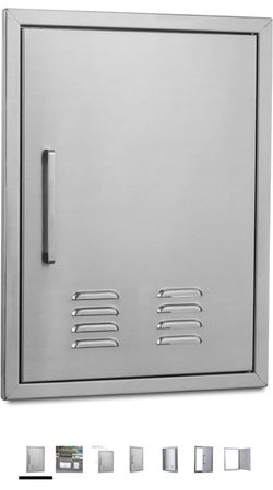 Vented Outdoor Kitchen Door