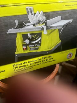 Ryobi 10” table saw with stand