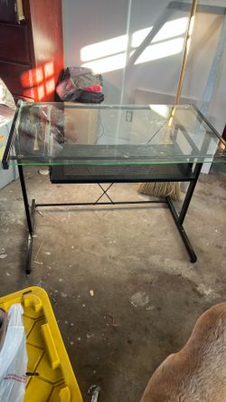 Glass Top Desk