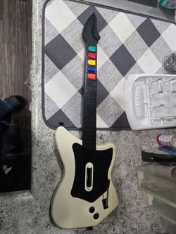 Guitar Hero Wireless Guitar Controller PlayStation 2 PS2 RedOctane 95025 NO DONGLE