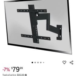 SANUS Preferred 26""-55"" Full-Motion TV Wall Mount, Black, SMF421-B1
