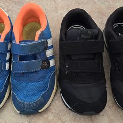 Boy Shoes /Sneakers - Size 8.5 - Adidas And Puma 