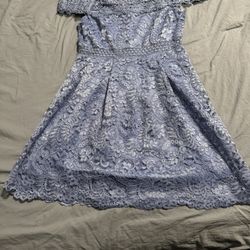 Blue Lace Dress 