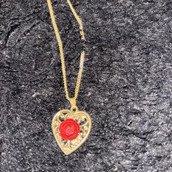 Gold Heart pendant