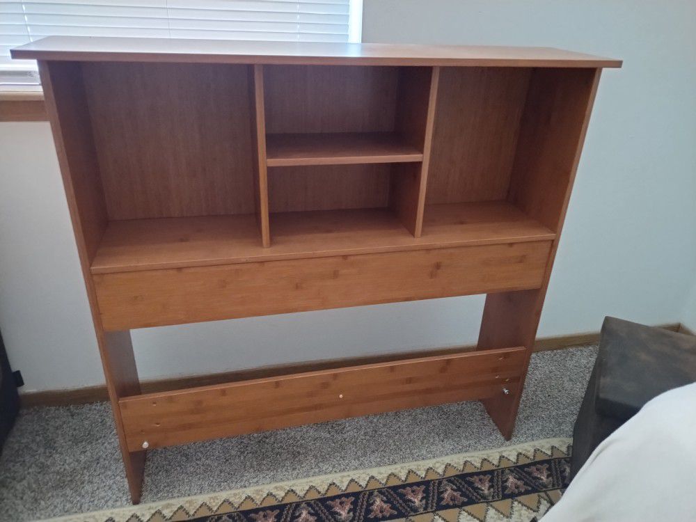 Twin Bed with Bookcase Headboard 