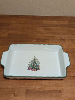 Christopher Radko Christmas Casserole Dish