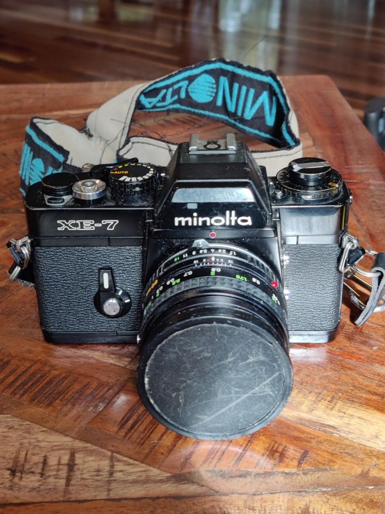 Minolta Xe-7 35mm Camera With 50mm Lens Japan