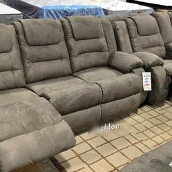 
♡ASK DISCOUNT COUPON💬 sofa Couch Loveseat Sectional sleeper recliner daybed futon ÷  Mccde Cobblestone Reclining Living Room Set 