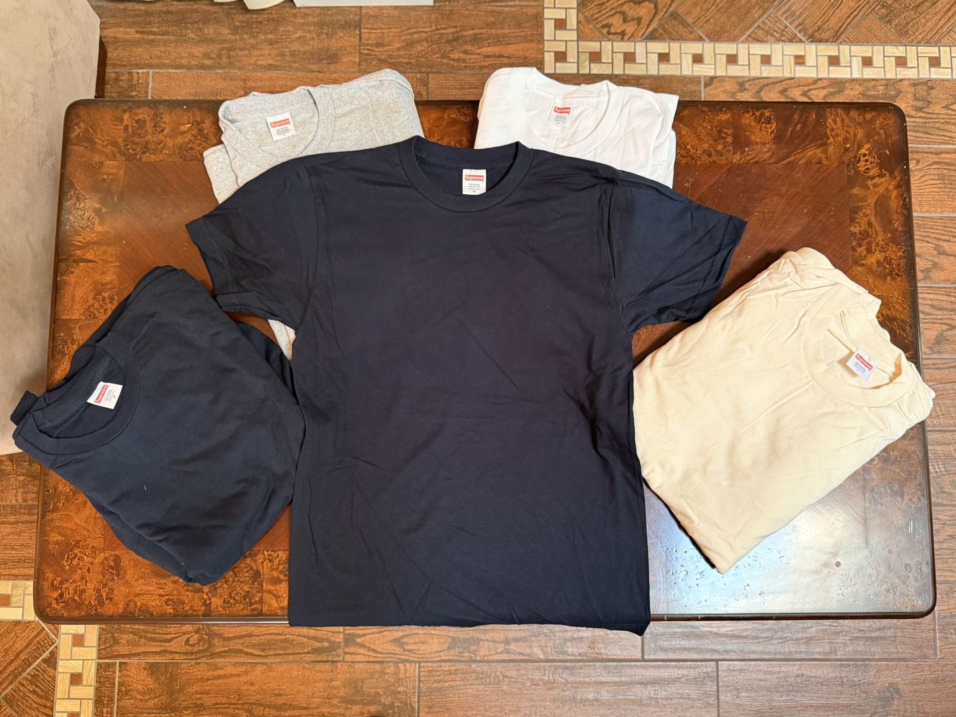 Supreme Blank tees (140 Shirts Bulk)