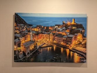 Large Vernazza Italy Canvas Print 