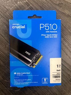 Crucial P510 gen 5 NVMe