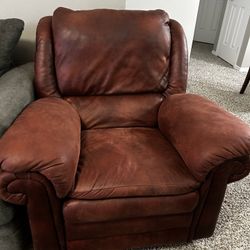 Burgundy Recliner
