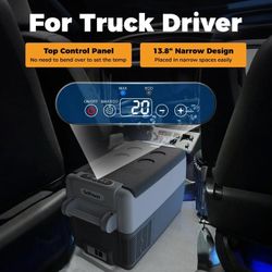 Setpower AJ30 12 Volt Cooler Car Cooler for Semi Heavy-Duty Truck 32Qt