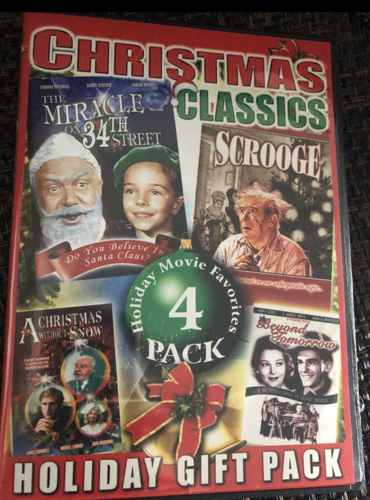 CHRISTMAS CLASSICS (4 holiday movie favorites) Dvd