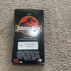 Jurassic Park VHS Tape 