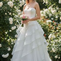 White Flirt Maggie Sottero Size 0 Dress