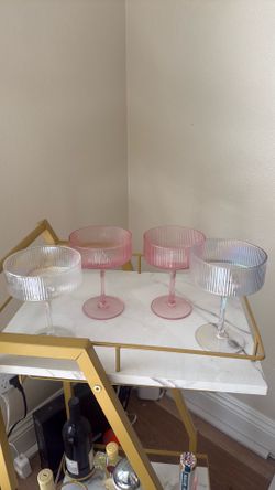 decorative martini glasses