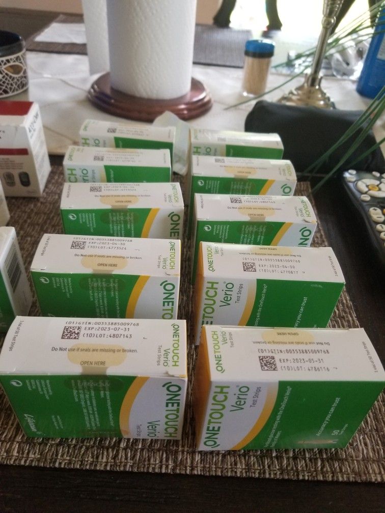 18 Boxes Of New Test Strips Not Expired Dont Need 