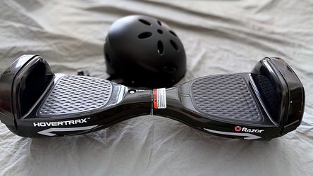 Razor Hovertrax Hoverboard, Black Label, with Helmet and Charger