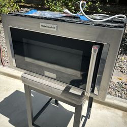 Kitchen Aid Above Stove Microwave Plus Vent For Sale
