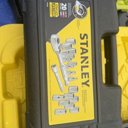 Stanley Socket Set, 20 Pieces