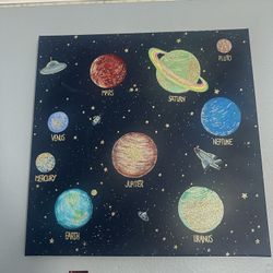 Space Theme Wall Art