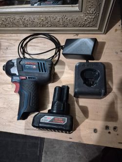 Bosch 1/4 in. Impact gun lithium ion 12v