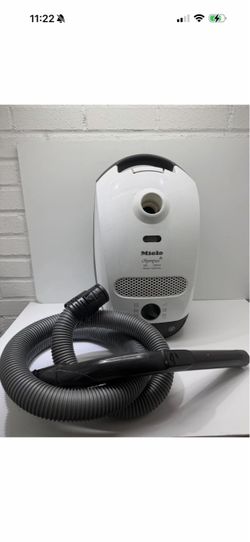 Miele Olympus S2121 Vacuum Cleaner Canister W/hose White Corded Germany