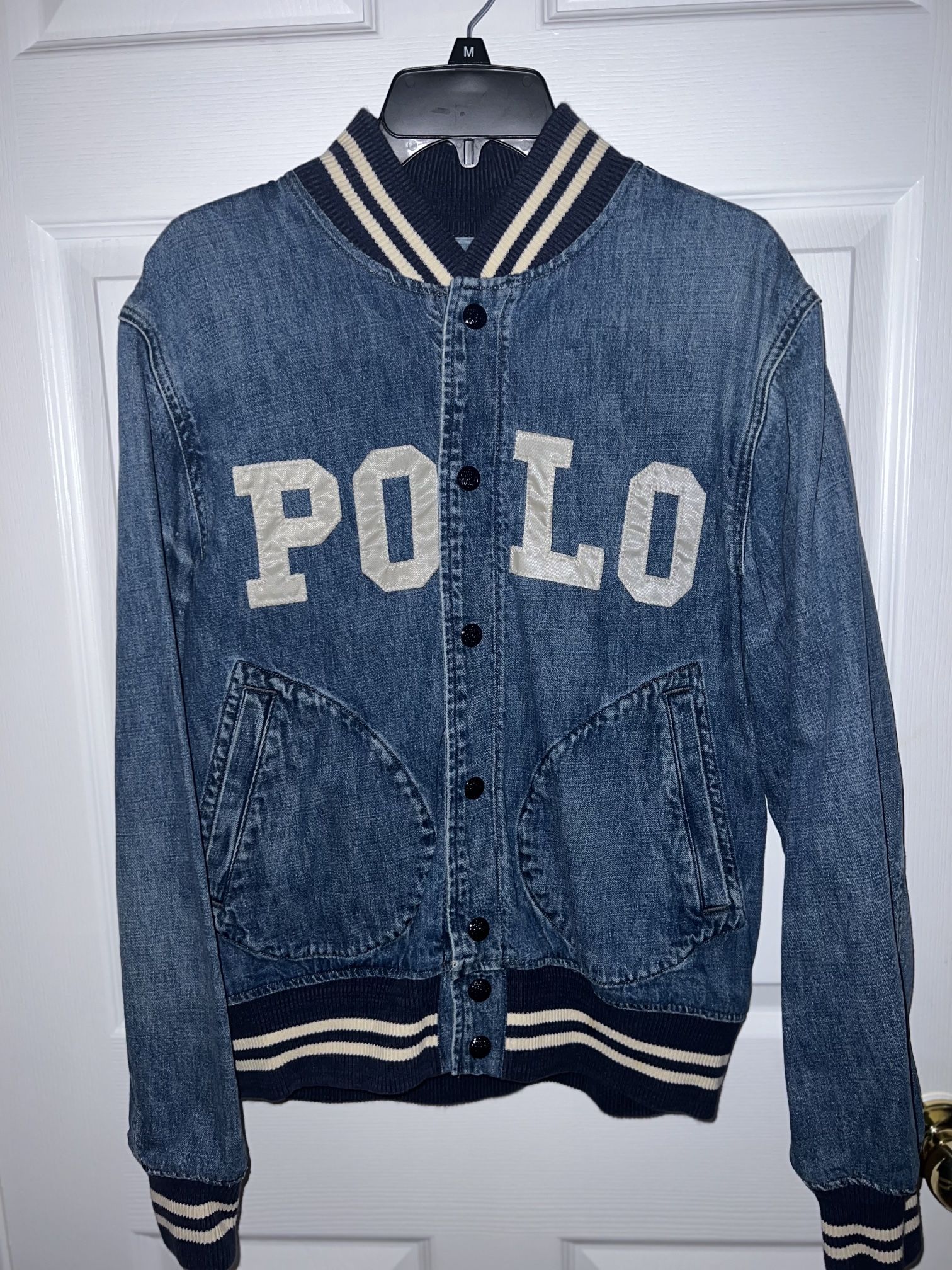 Polo Denim Varsity Jacket